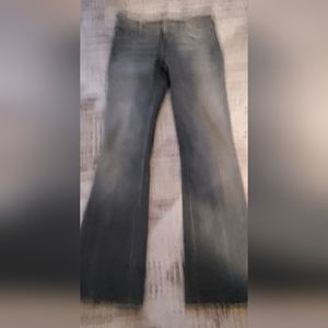 Citizens of humanity women low waist flare stretch gray jeans